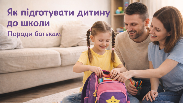 Як підготувати дитину до школи Поради батькам